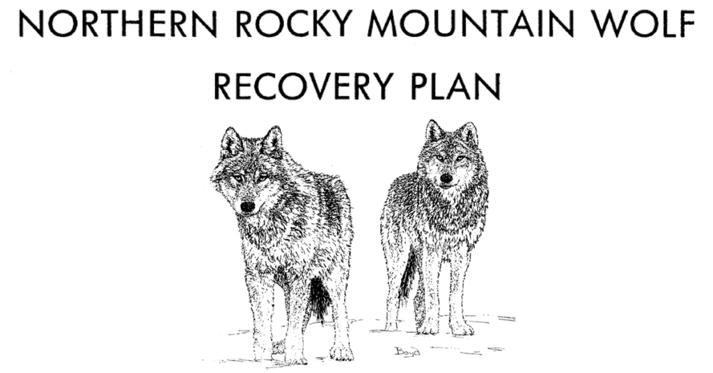1987 Northern Rocky Mountain Wolf Recovery Plan