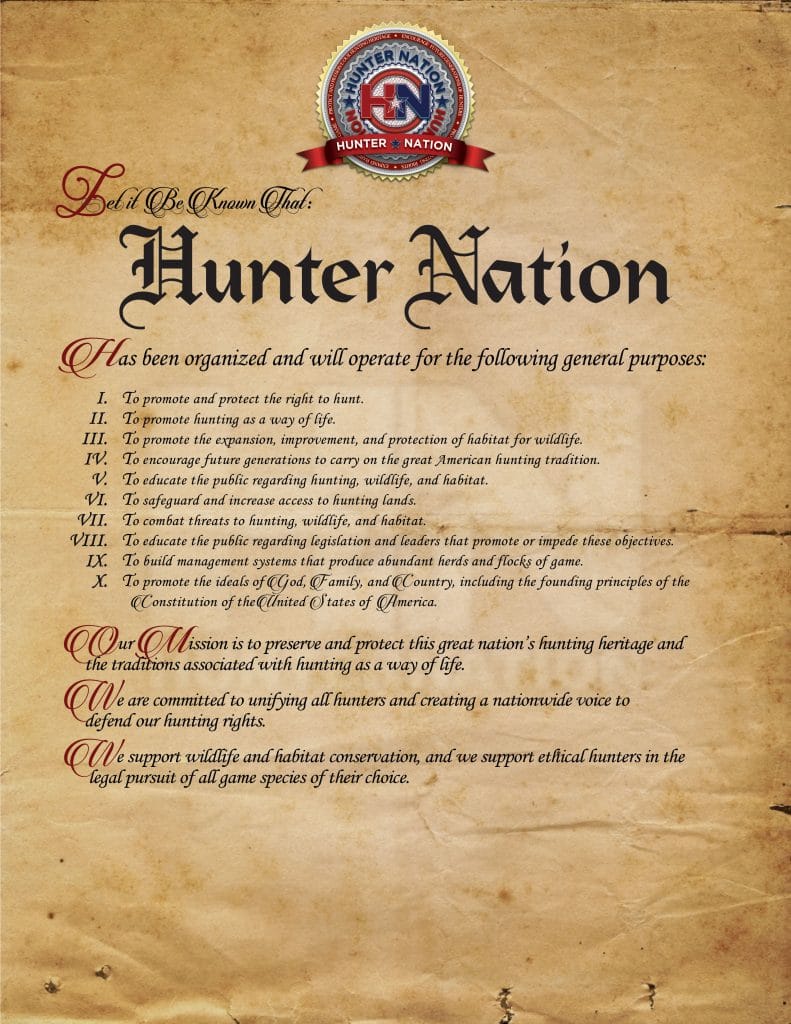 Hunter Nation Constitution